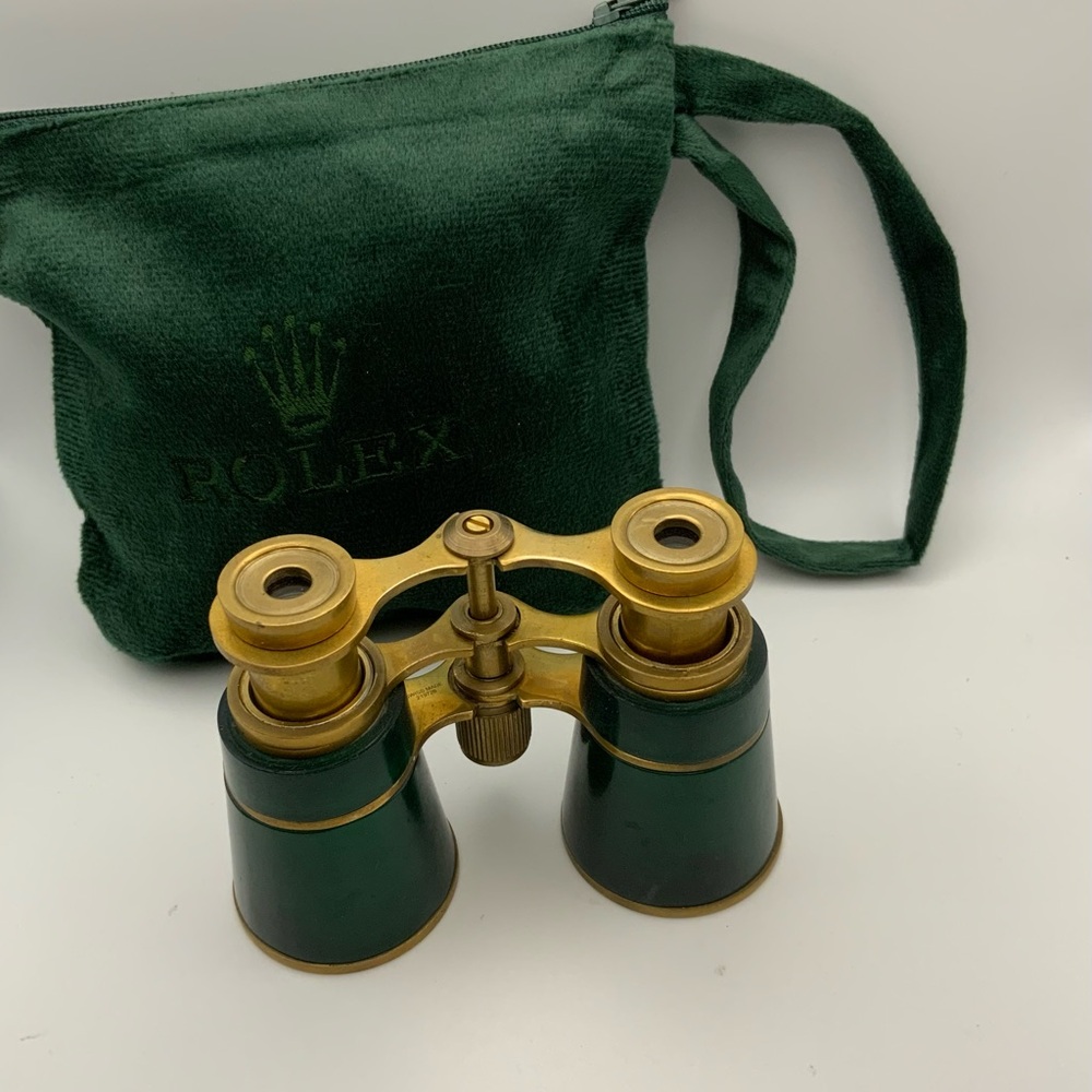 Rolex Green and Gold Opera Glasses - Picture 2 of 6